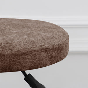 Krukhoes elastisch leerlook - Bruin