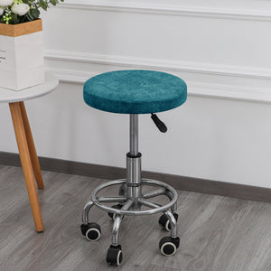 Krukhoes elastisch leerlook - Teal