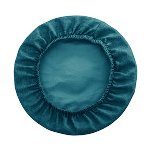 Krukhoes elastisch leerlook - Teal