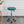 Krukhoes elastisch leerlook - Teal