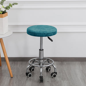 Krukhoes elastisch leerlook - Teal