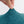 Krukhoes elastisch leerlook - Teal