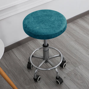 Krukhoes elastisch leerlook - Teal