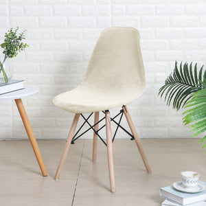 Stoelhoes velvet Scandinavische Kuipstoel - Lichtgrijs