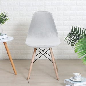 Stoelhoes velvet Scandinavische Kuipstoel - Lichtgrijs