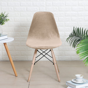 Stoelhoes velvet Scandinavische Kuipstoel - Taupe