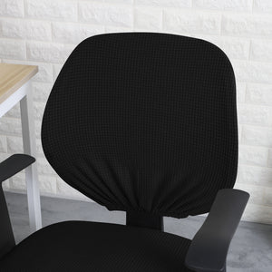 Waterafstotende Bureaustoelhoes Zwart | Voor Zitvlak en rugleuning bureaustoel | Covers by Ralfos