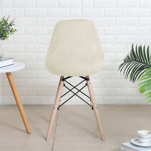 Stoelhoes velvet Scandinavische Kuipstoel - Beige