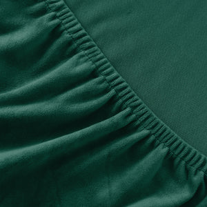 Stoelhoes velvet Scandinavische Kuipstoel - Donkergroen