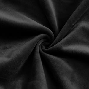 Statafelrok Velvet  Ø80x85x110cm - Zwart