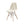 Stoelhoes velvet Scandinavische Kuipstoel - Beige