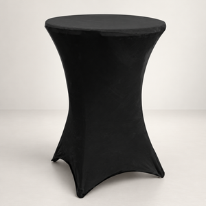 Statafelrok Velvet  Ø80x85x110cm - Zwart