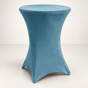 Statafelrok Velvet  Ø80x85x110cm - Teal