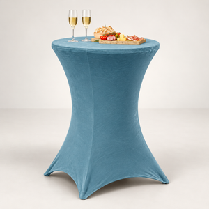 Statafelrok Velvet  Ø80x85x110cm - Teal