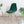 Stoelhoes velvet Scandinavische Kuipstoel - Donkergroen