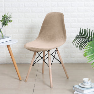 Stoelhoes velvet Scandinavische Kuipstoel - Taupe